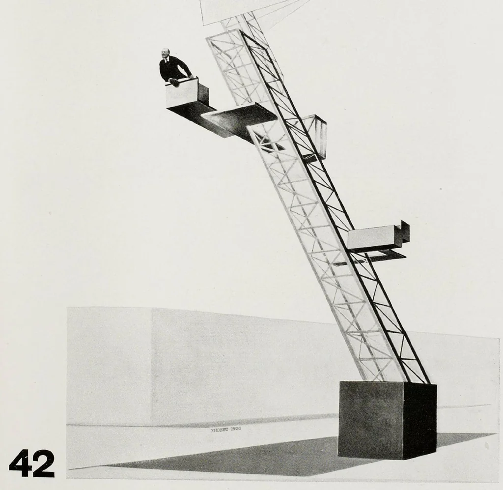 An illustration from Die Kunstismen / Les Ismes de L'Art / The Isms of Art 1914 1924, 1925, leaf 24