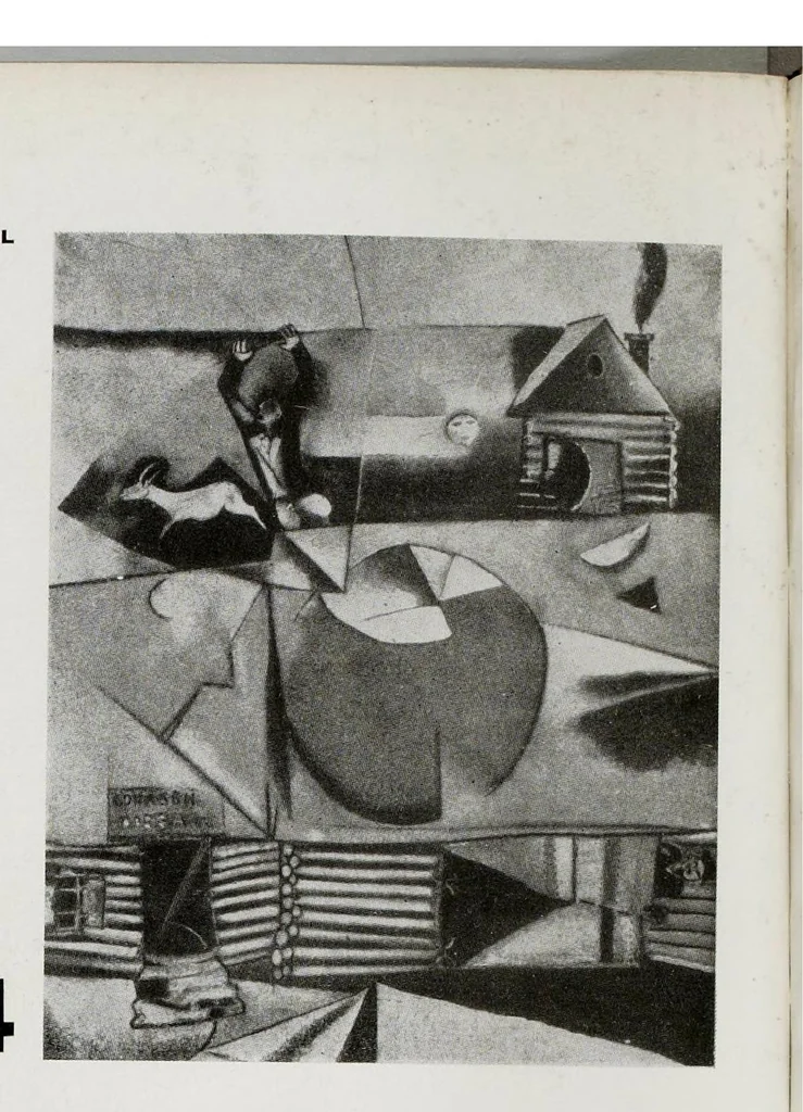 An illustration from Die Kunstismen / Les Ismes de L'Art / The Isms of Art 1914 1924, 1925, leaf 61