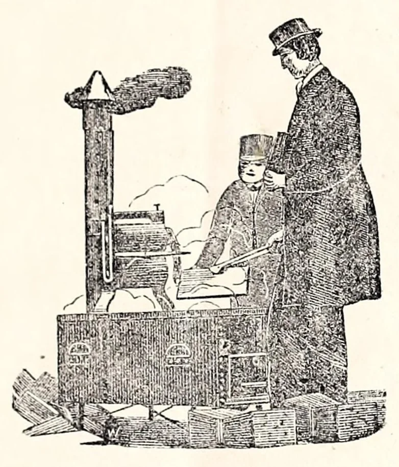 An illustration from List of the American Paint and Roofing Company's paints and cement., 1867, leaf 3