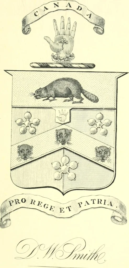 An illustration from A list of Canadian bookplates : with a review of the history of ex libris in the Dominion, 1919, leaf 102