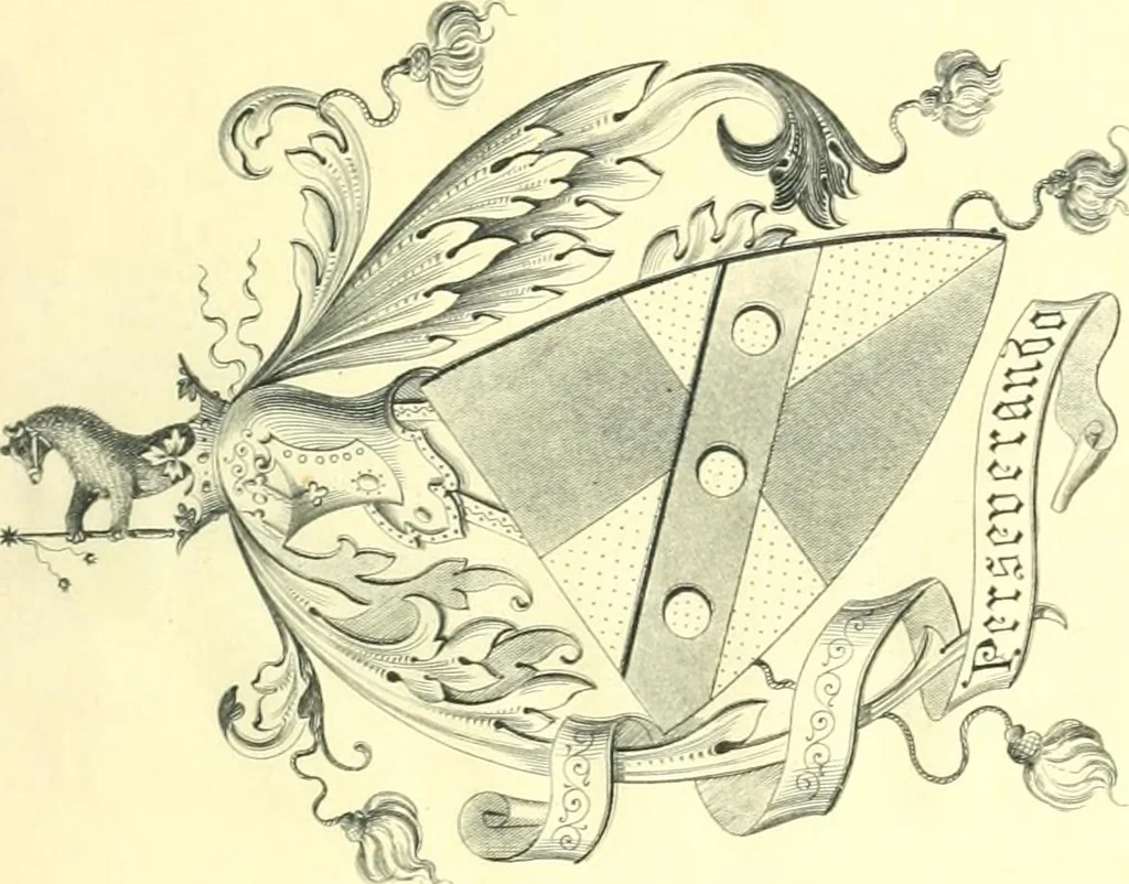 An illustration from A list of Canadian bookplates : with a review of the history of ex libris in the Dominion, 1919, leaf 120