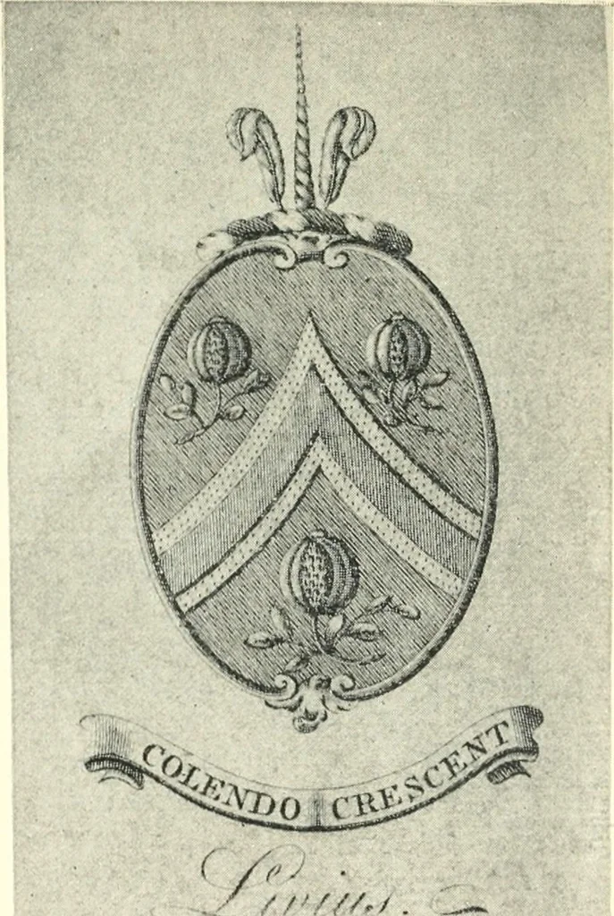 An illustration from A list of Canadian bookplates : with a review of the history of ex libris in the Dominion, 1919, leaf 124