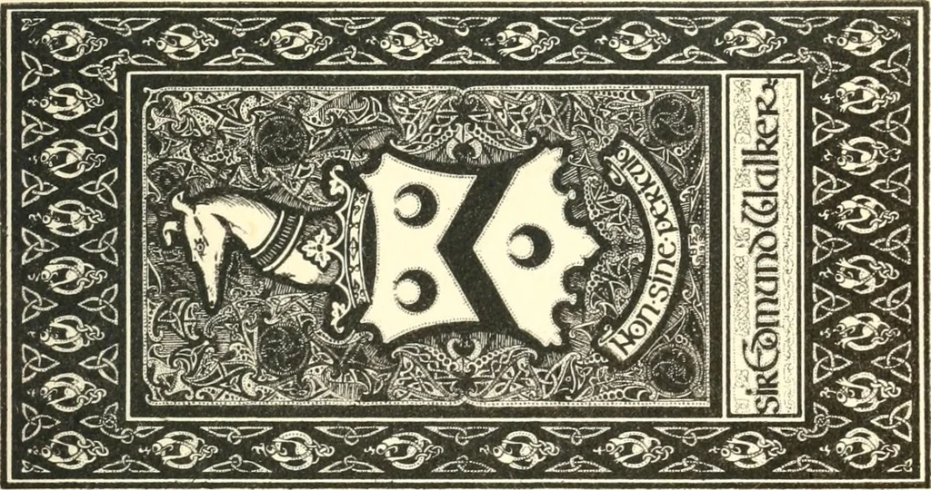 An illustration from A list of Canadian bookplates : with a review of the history of ex libris in the Dominion, 1919, leaf 128