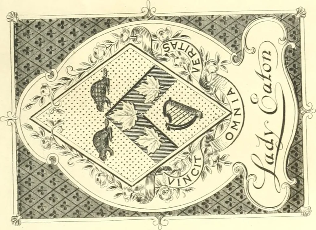 An illustration from A list of Canadian bookplates : with a review of the history of ex libris in the Dominion, 1919, leaf 134