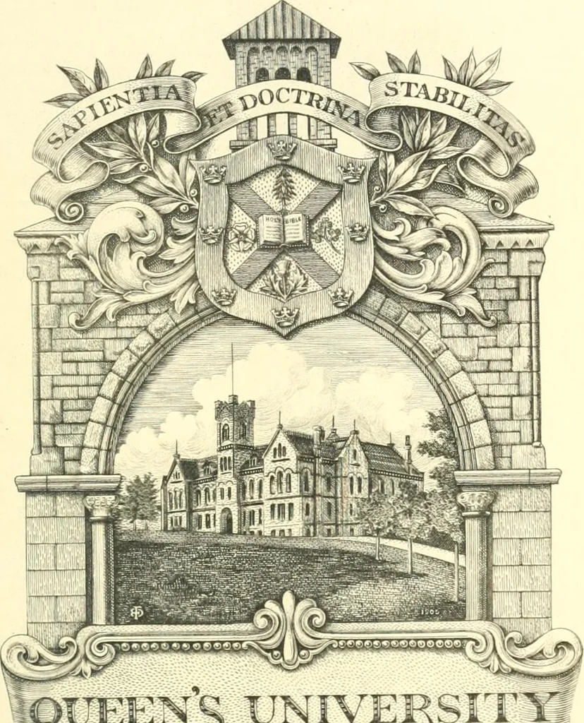 An illustration from A list of Canadian bookplates : with a review of the history of ex libris in the Dominion, 1919, leaf 154
