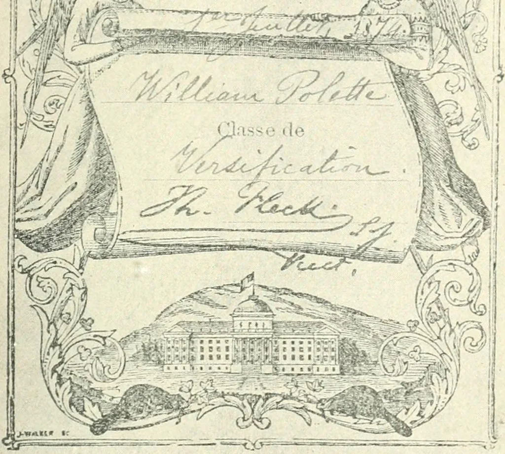An illustration from A list of Canadian bookplates : with a review of the history of ex libris in the Dominion, 1919, leaf 160