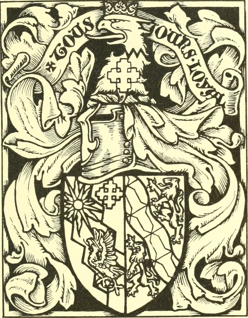 An illustration from A list of Canadian bookplates : with a review of the history of ex libris in the Dominion, 1919, leaf 38