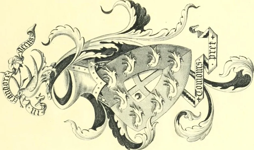 An illustration from A list of Canadian bookplates : with a review of the history of ex libris in the Dominion, 1919, leaf 44