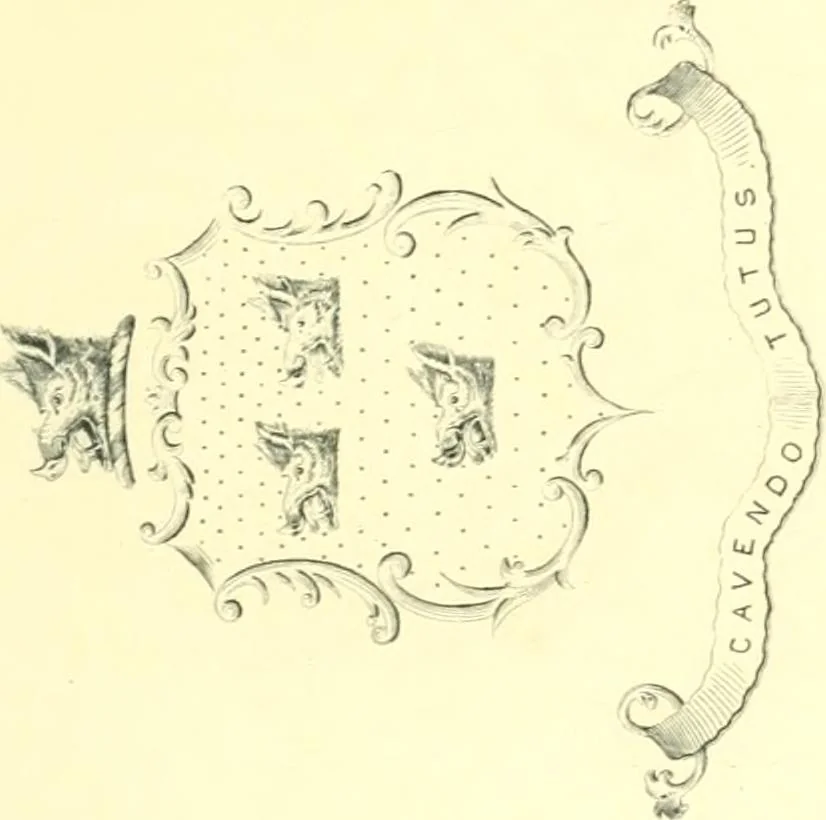 An illustration from A list of Canadian bookplates : with a review of the history of ex libris in the Dominion, 1919, leaf 50