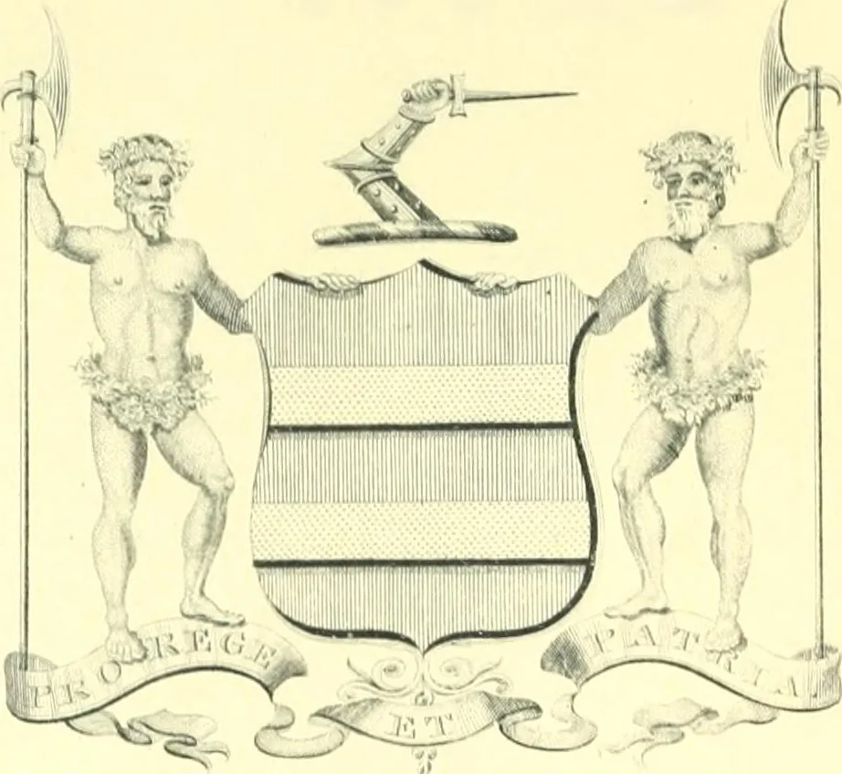 An illustration from A list of Canadian bookplates : with a review of the history of ex libris in the Dominion, 1919, leaf 56