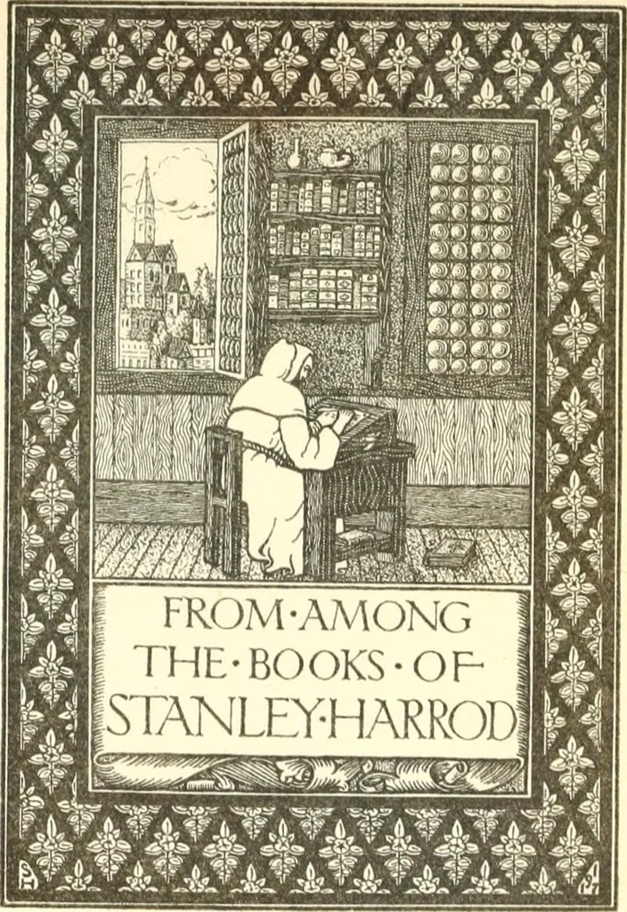 An illustration from A list of Canadian bookplates : with a review of the history of ex libris in the Dominion, 1919, leaf 62