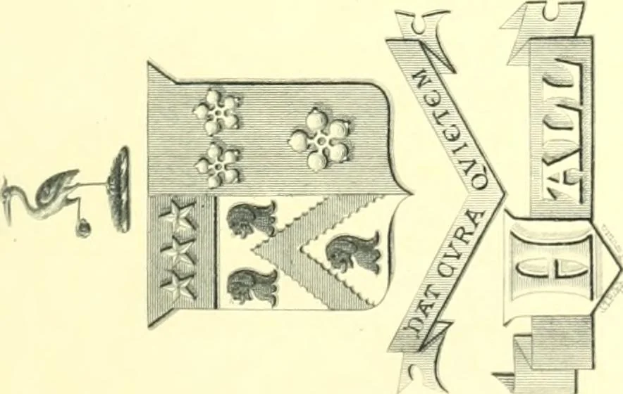 An illustration from A list of Canadian bookplates : with a review of the history of ex libris in the Dominion, 1919, leaf 76
