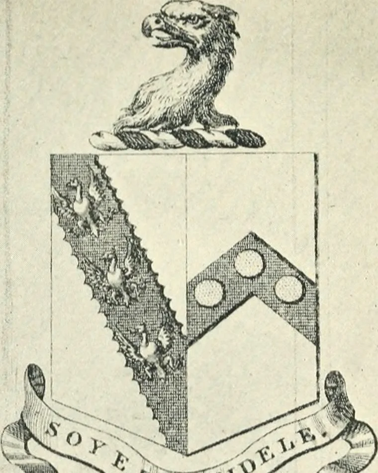 An illustration from A list of Canadian bookplates : with a review of the history of ex libris in the Dominion, 1919, leaf 90