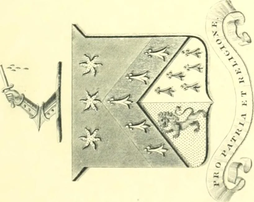 An illustration from A list of Canadian bookplates : with a review of the history of ex libris in the Dominion, 1919, leaf 96