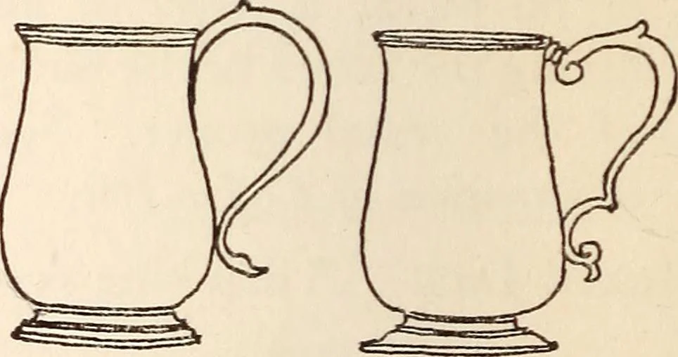 An illustration from A list of early American silversmiths and their marks, 1917, leaf 153
