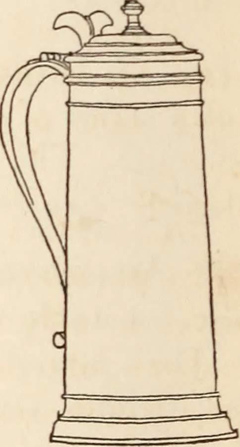 An illustration from A list of early American silversmiths and their marks, 1917, leaf 159
