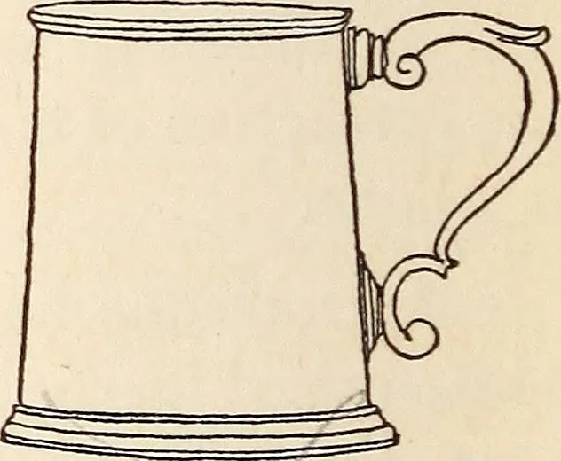 An illustration from A list of early American silversmiths and their marks, 1917, leaf 167