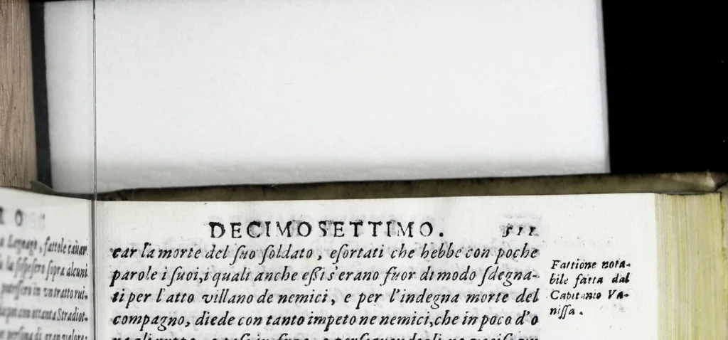 An illustration from L'istoria di Verona, del sig. Girolamo dalla Corte gentil'huomo veronese : divisa in dve parti, et in XXII libri : nella qvale non solo a pieno si contengono le cose pertinenti alla detta città, ma molte altre ancora si toccano, che alle altre città, & luoghi circonuicini si aspettano : con la tauola in ciascuna parte delle cose più notabili, 1592, leaf 543