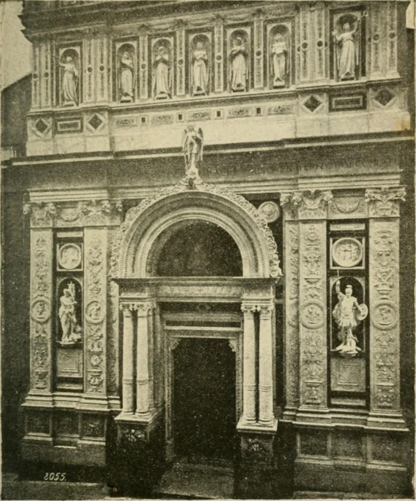 An illustration from Listy z Woch o sztuce kocielnej, 1899, leaf 148