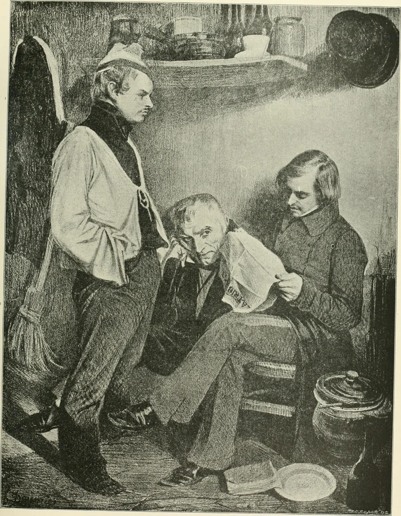 An illustration from Lithography and lithographers; some chapters in the history of the art, 1915, leaf 106