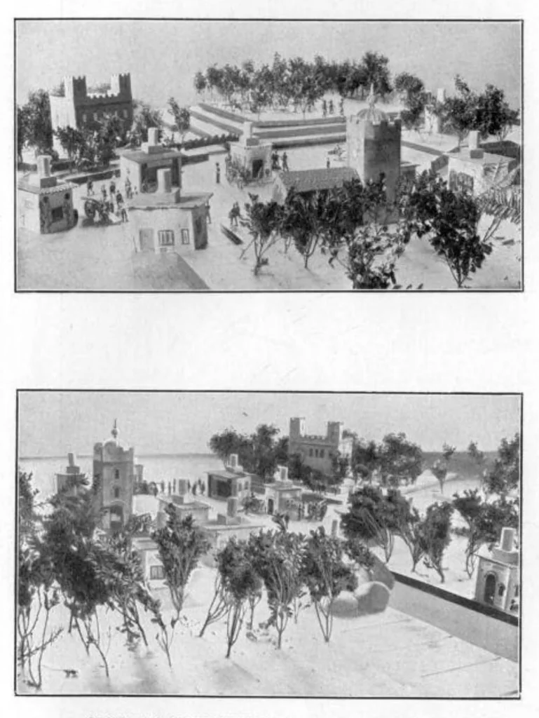 An illustration from Little Wars, 1913, leaf 3
