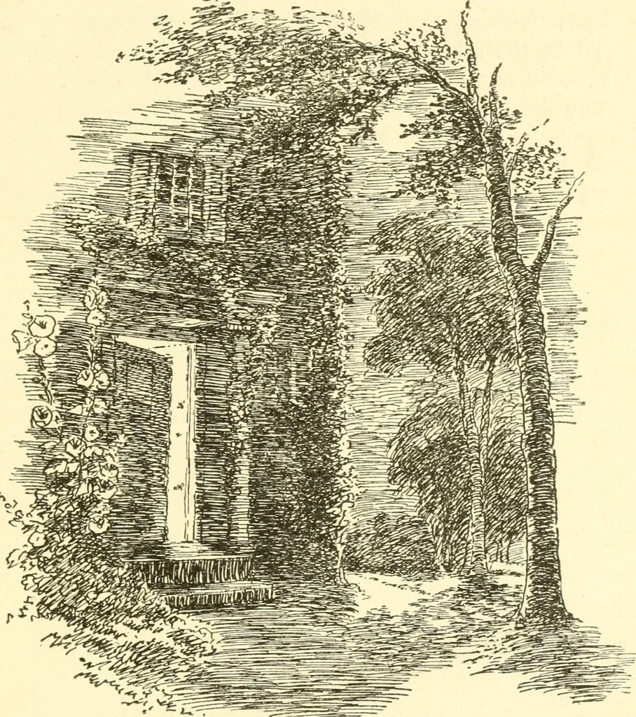 An illustration from Little book of garden songs, 1921, leaf 28