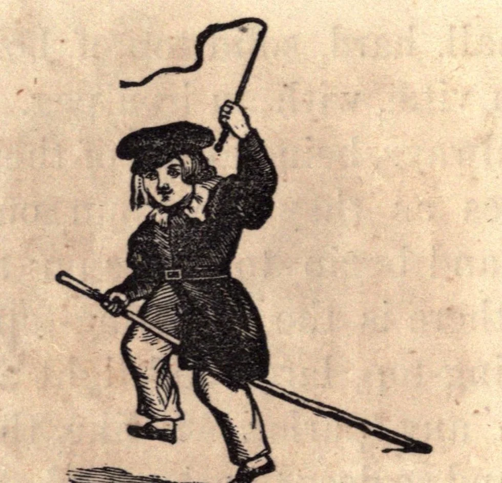 An illustration from Little Charley's games and sports, 1854, leaf 14