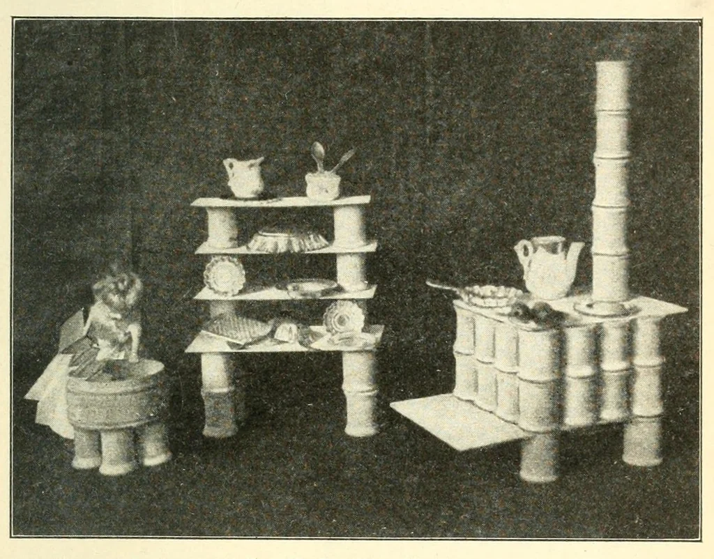 An illustration from Little folks' handy book, 1910, leaf 51