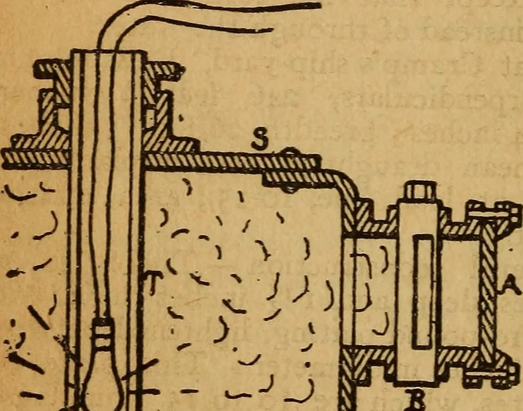 An illustration from The little gold mine. Conklin's handy manual of the mechanical arts and house plans .., 1889, leaf 111