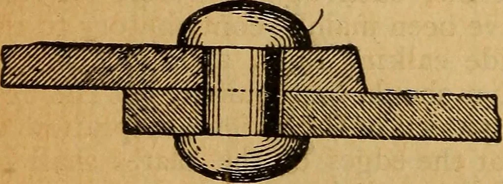 An illustration from The little gold mine. Conklin's handy manual of the mechanical arts and house plans .., 1889, leaf 125