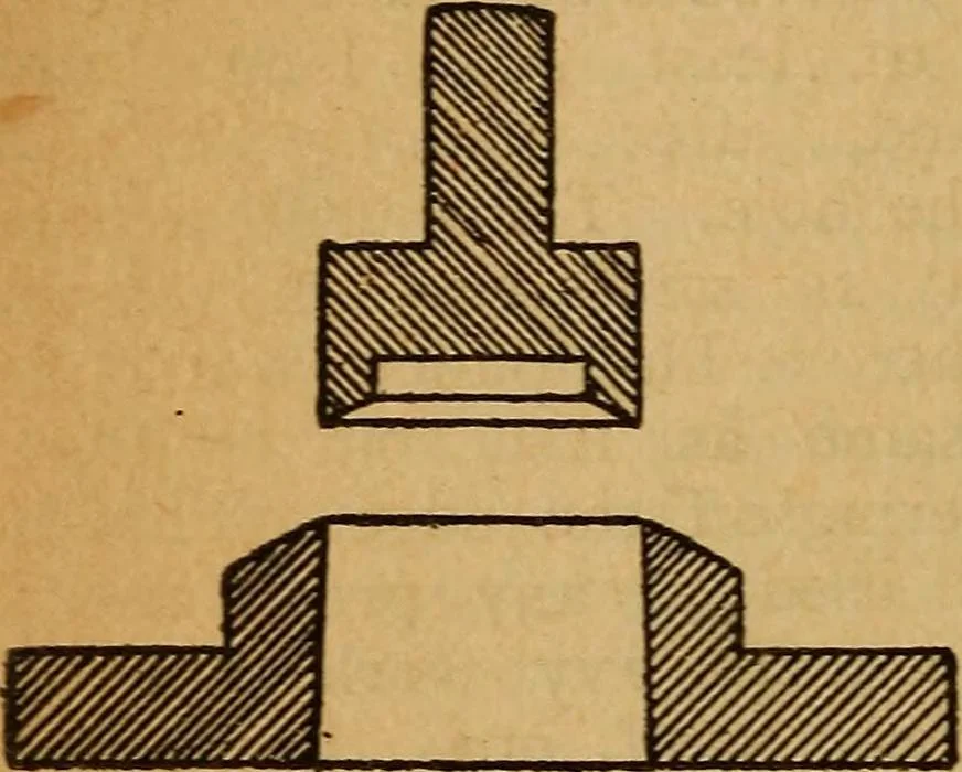 An illustration from The little gold mine. Conklin's handy manual of the mechanical arts and house plans .., 1889, leaf 327