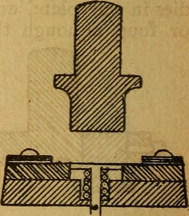 An illustration from The little gold mine. Conklin's handy manual of the mechanical arts and house plans .., 1889, leaf 329