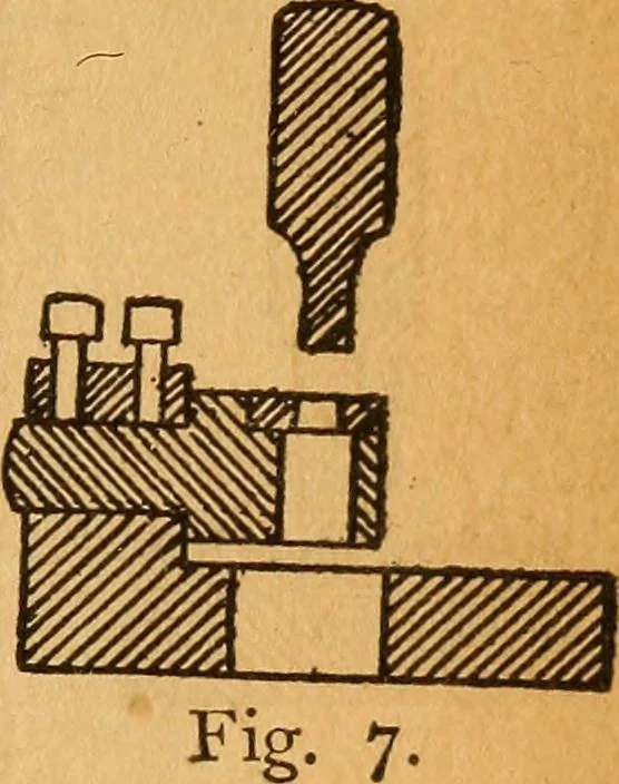 An illustration from The little gold mine. Conklin's handy manual of the mechanical arts and house plans .., 1889, leaf 330