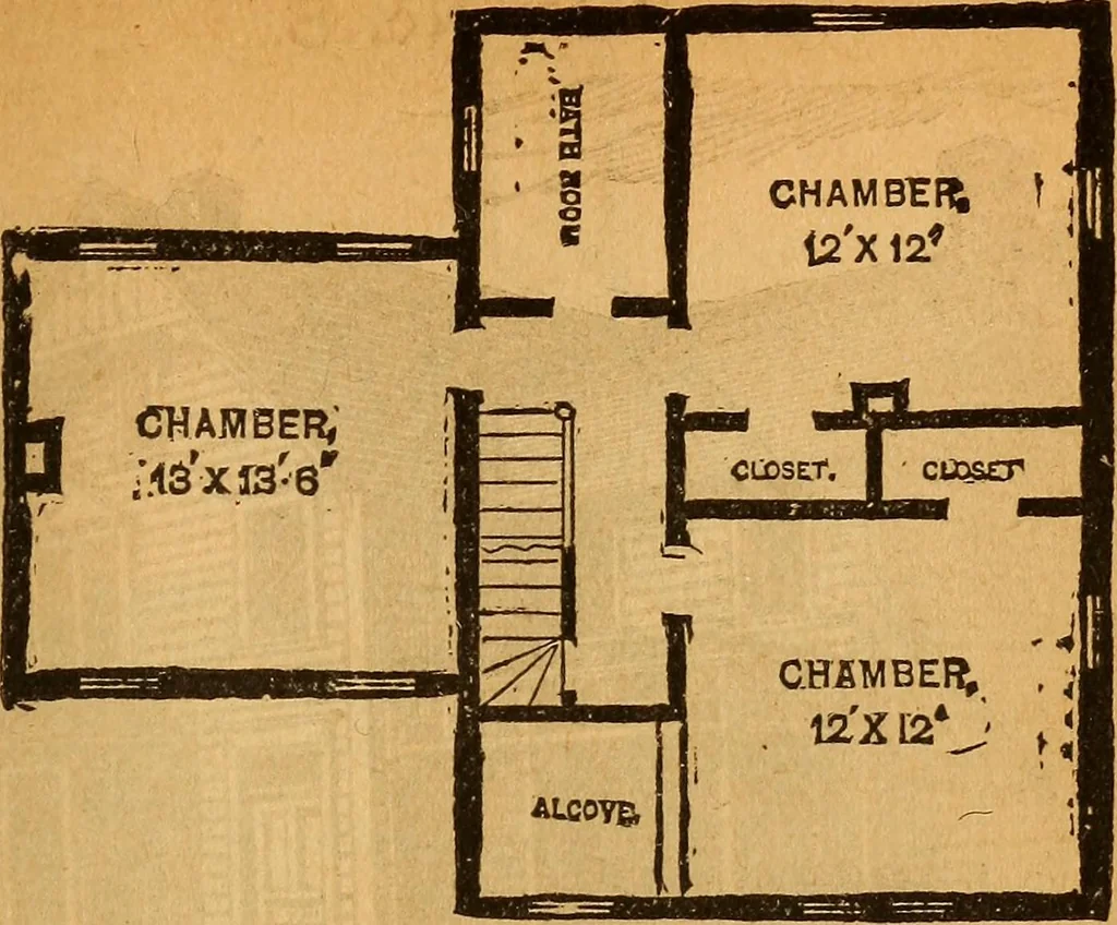 An illustration from The little gold mine. Conklin's handy manual of the mechanical arts and house plans .., 1889, leaf 490