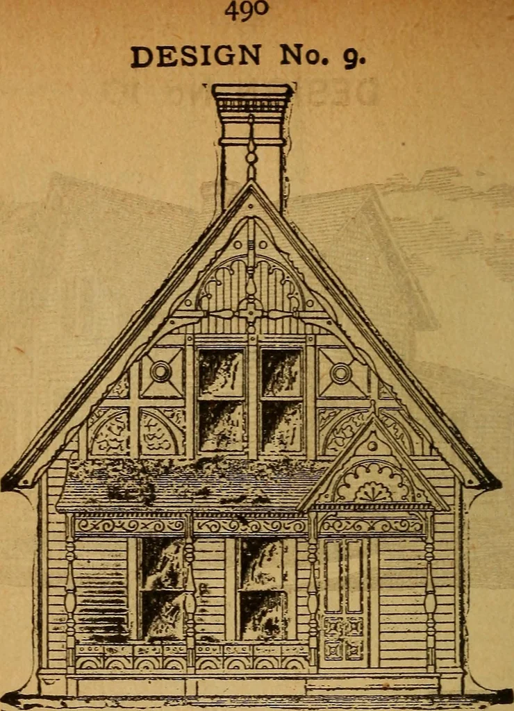 An illustration from The little gold mine. Conklin's handy manual of the mechanical arts and house plans .., 1889, leaf 491