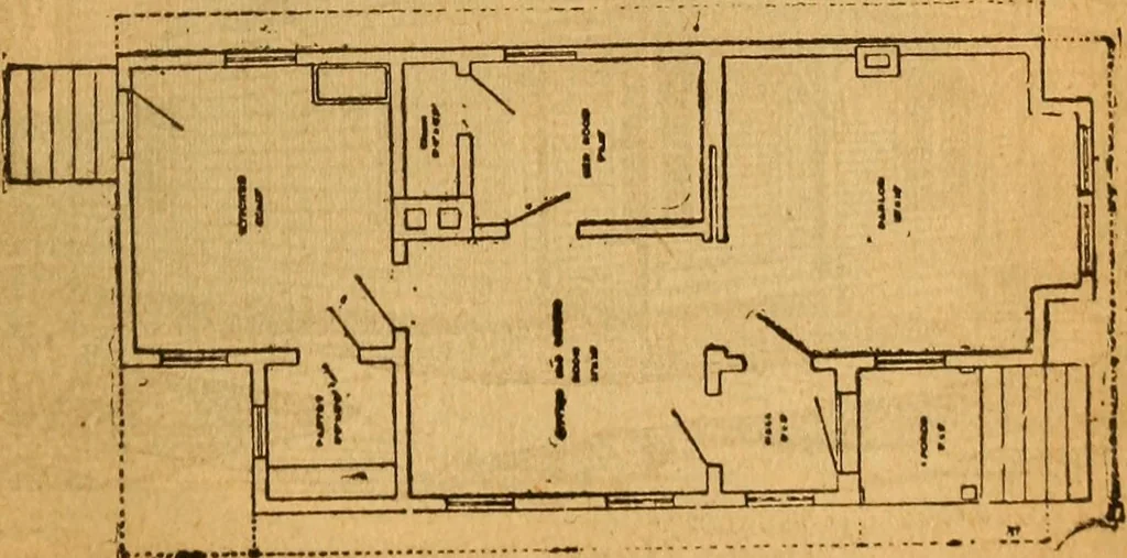 An illustration from The little gold mine. Conklin's handy manual of the mechanical arts and house plans .., 1889, leaf 500