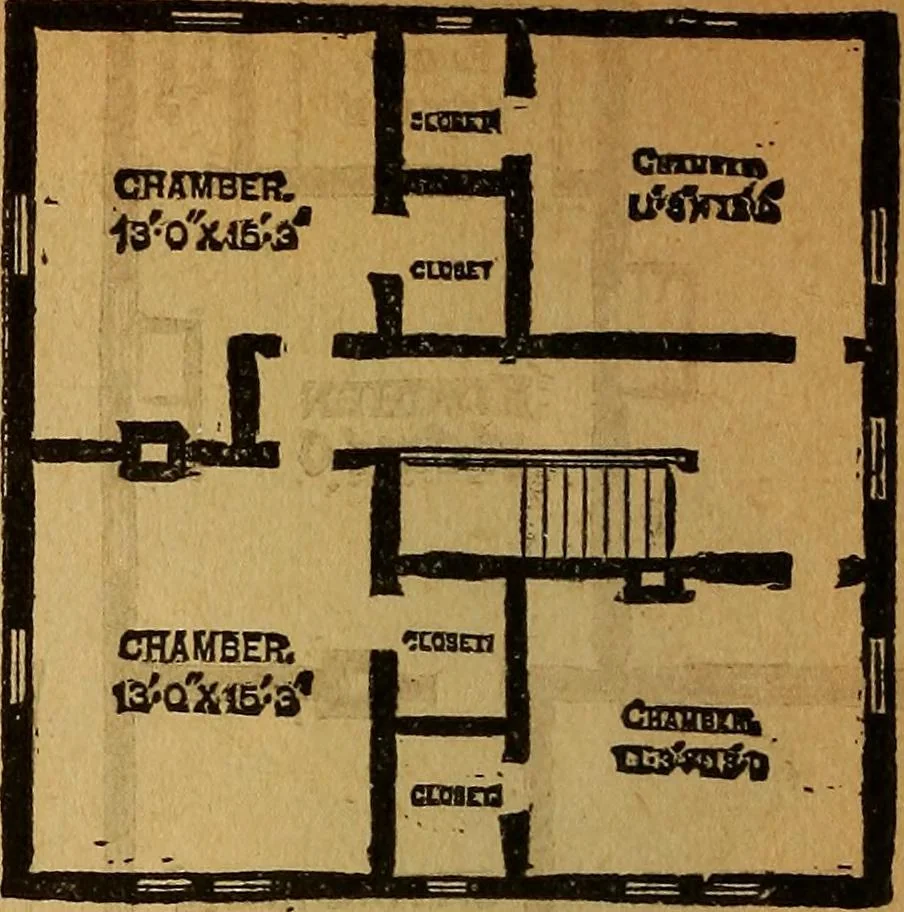 An illustration from The little gold mine. Conklin's handy manual of the mechanical arts and house plans .., 1889, leaf 501
