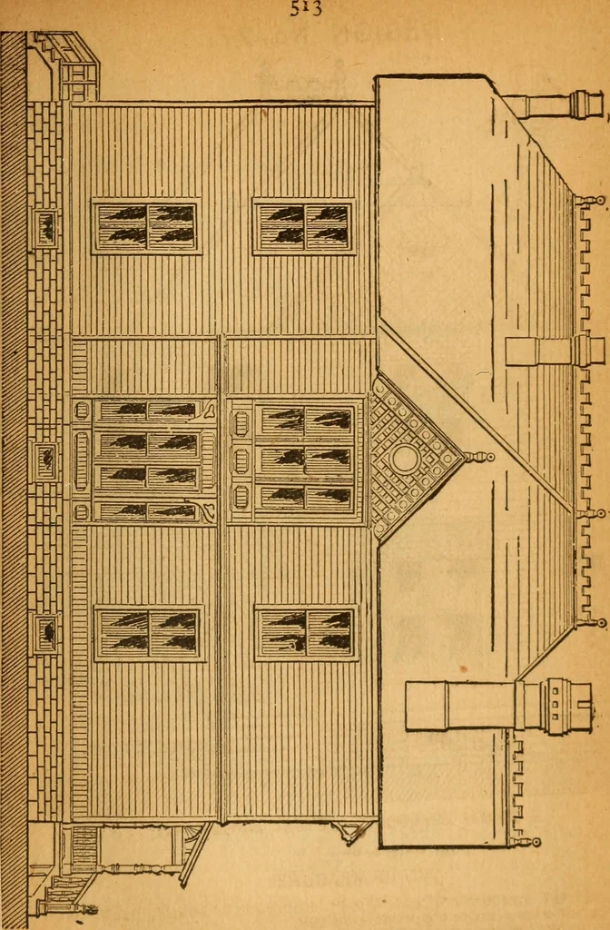 An illustration from The little gold mine. Conklin's handy manual of the mechanical arts and house plans .., 1889, leaf 514