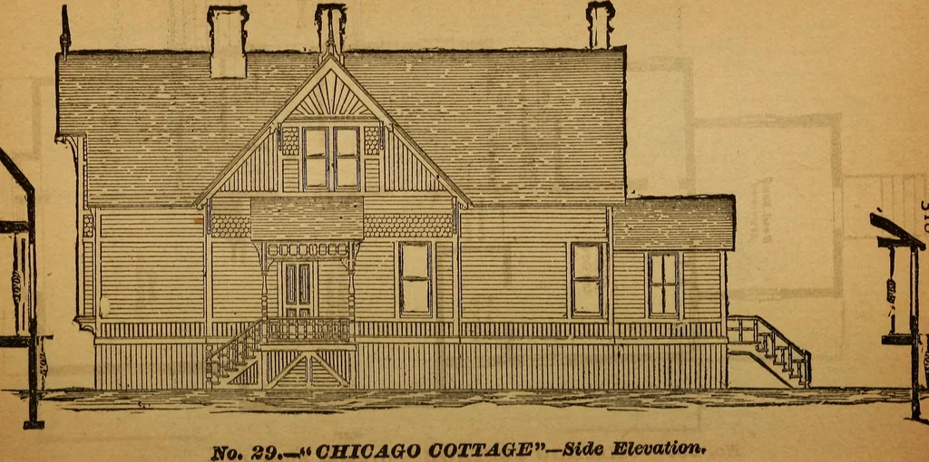 An illustration from The little gold mine. Conklin's handy manual of the mechanical arts and house plans .., 1889, leaf 519