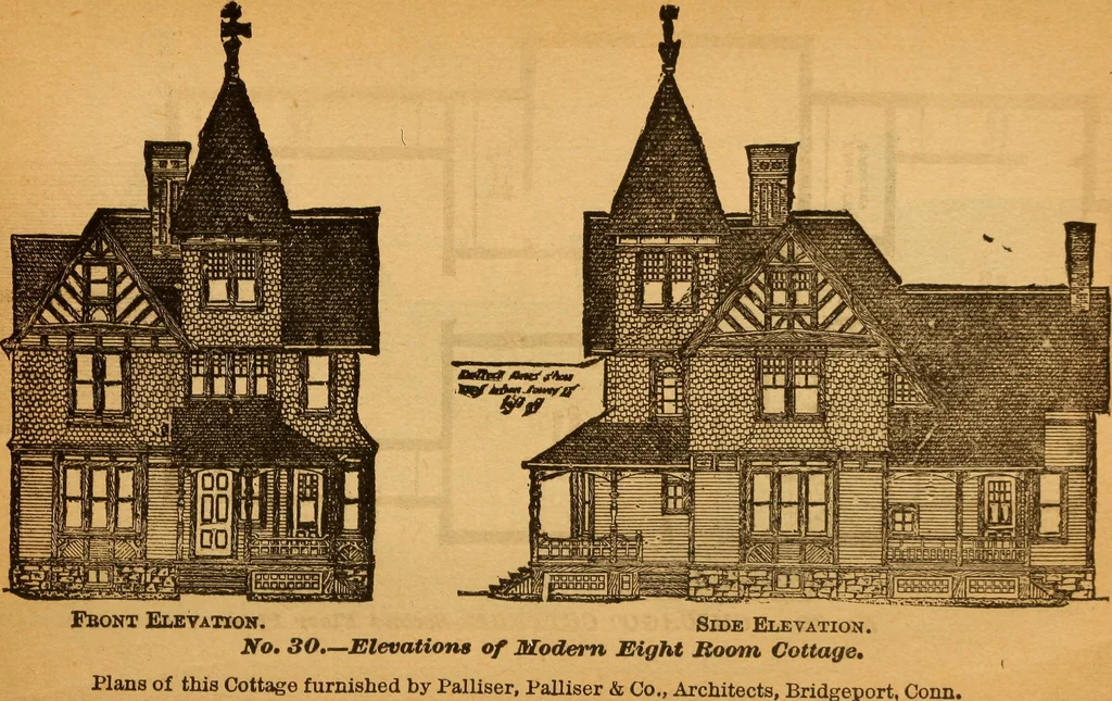 An illustration from The little gold mine. Conklin's handy manual of the mechanical arts and house plans .., 1889, leaf 522