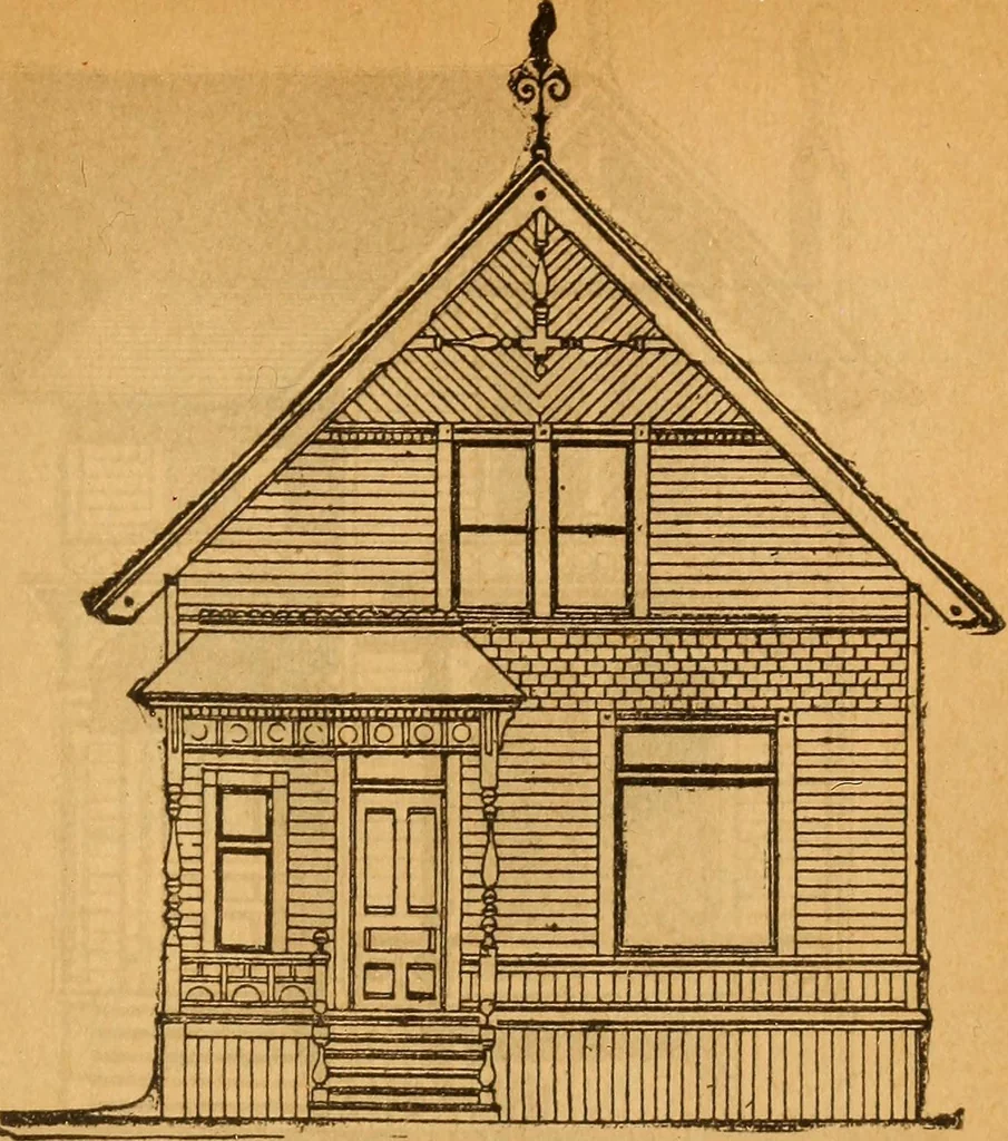 An illustration from The little gold mine. Conklin's handy manual of the mechanical arts and house plans .., 1889, leaf 528