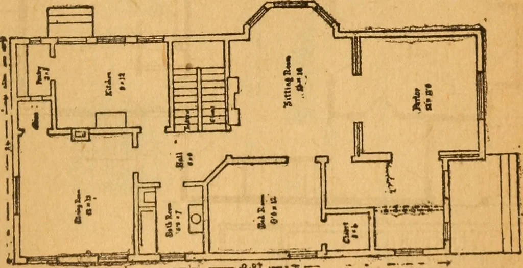 An illustration from The little gold mine. Conklin's handy manual of the mechanical arts and house plans .., 1889, leaf 528