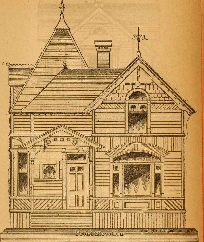 An illustration from The little gold mine. Conklin's handy manual of the mechanical arts and house plans .., 1889, leaf 532