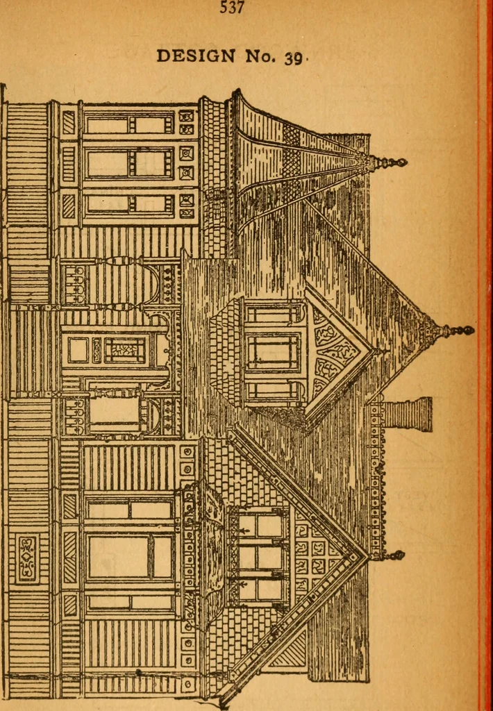An illustration from The little gold mine. Conklin's handy manual of the mechanical arts and house plans .., 1889, leaf 538