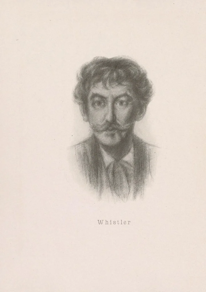 An illustration from Little journeys to the homes of eminent artists : Whistler, 1902, leaf 8