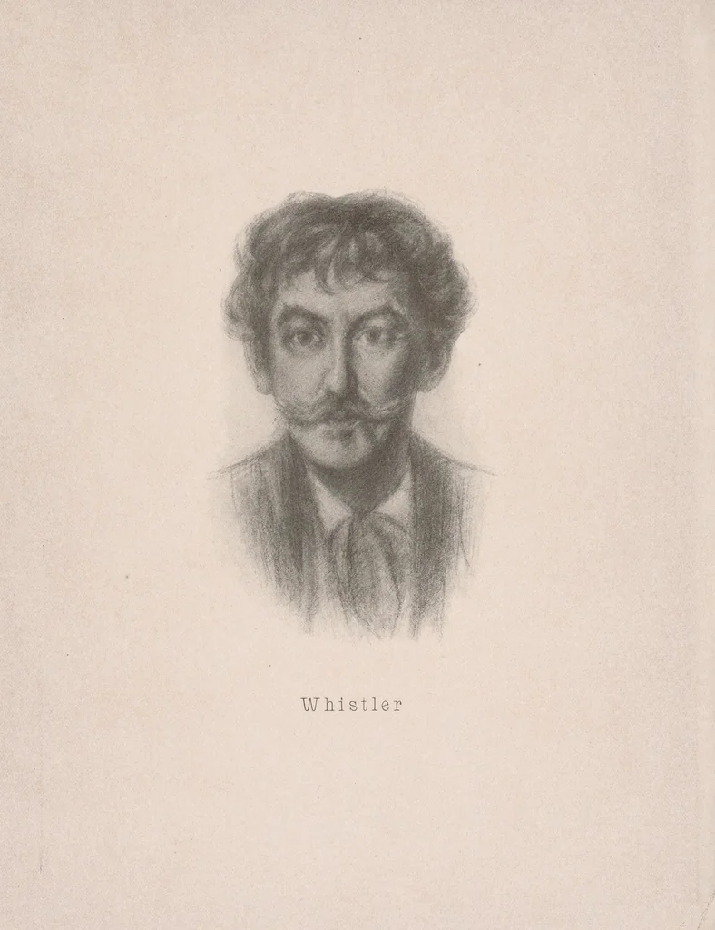 An illustration from Little journeys to the homes of eminent artists : Whistler, 1902, leaf 7