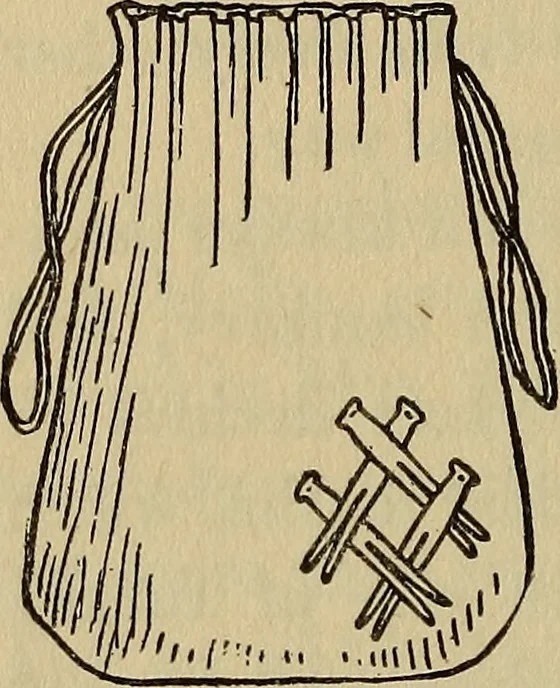 An illustration from A little sewing book for a little girl, 1918, leaf 105