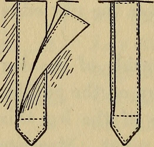 An illustration from A little sewing book for a little girl, 1918, leaf 133