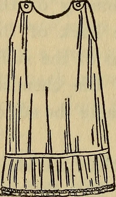 An illustration from A little sewing book for a little girl, 1918, leaf 147