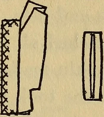 An illustration from A little sewing book for a little girl, 1918, leaf 158